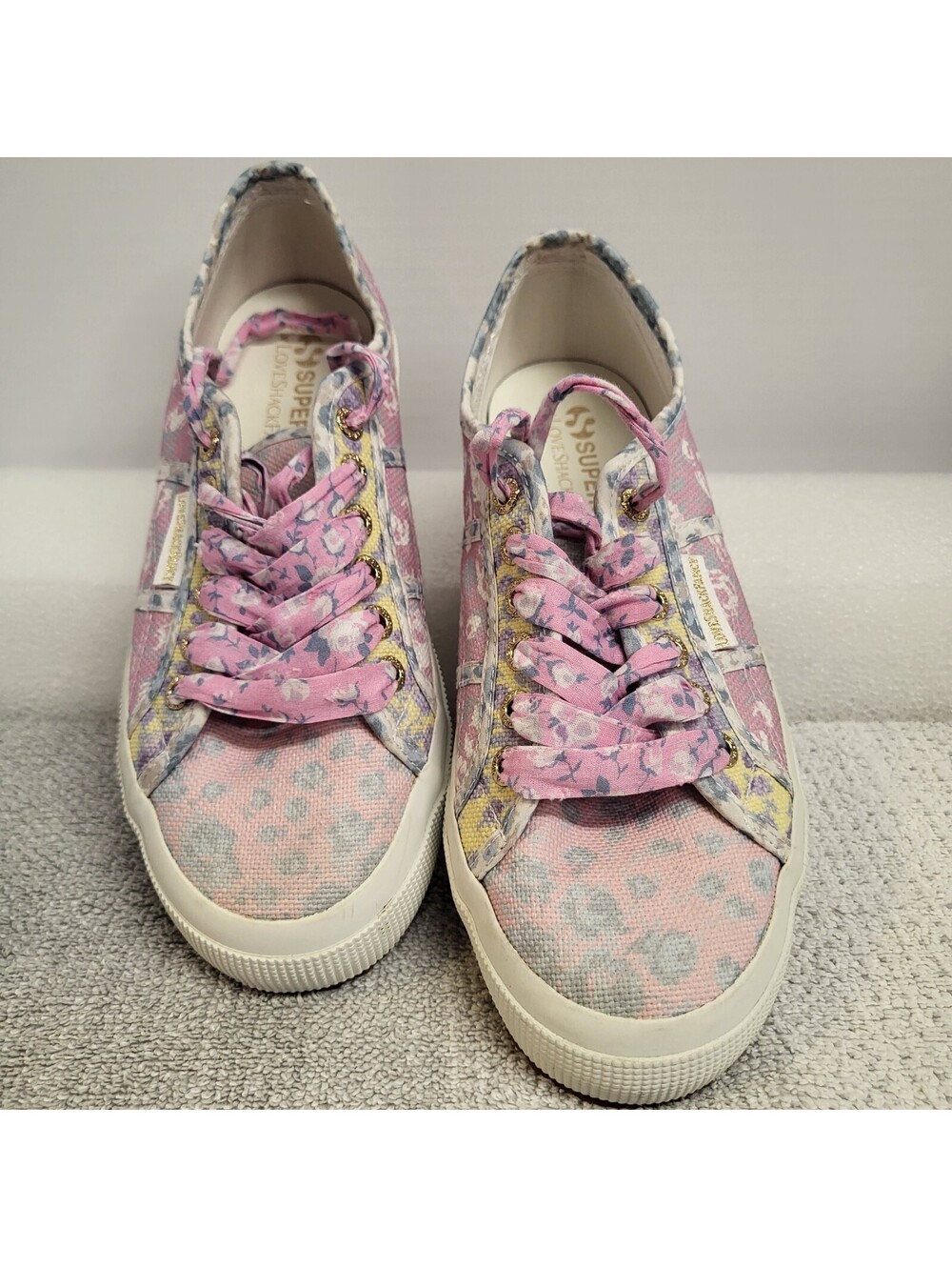 Superga sneakers SOOGBYO cotton upper and rubber outsole Women 8 Men 6.5